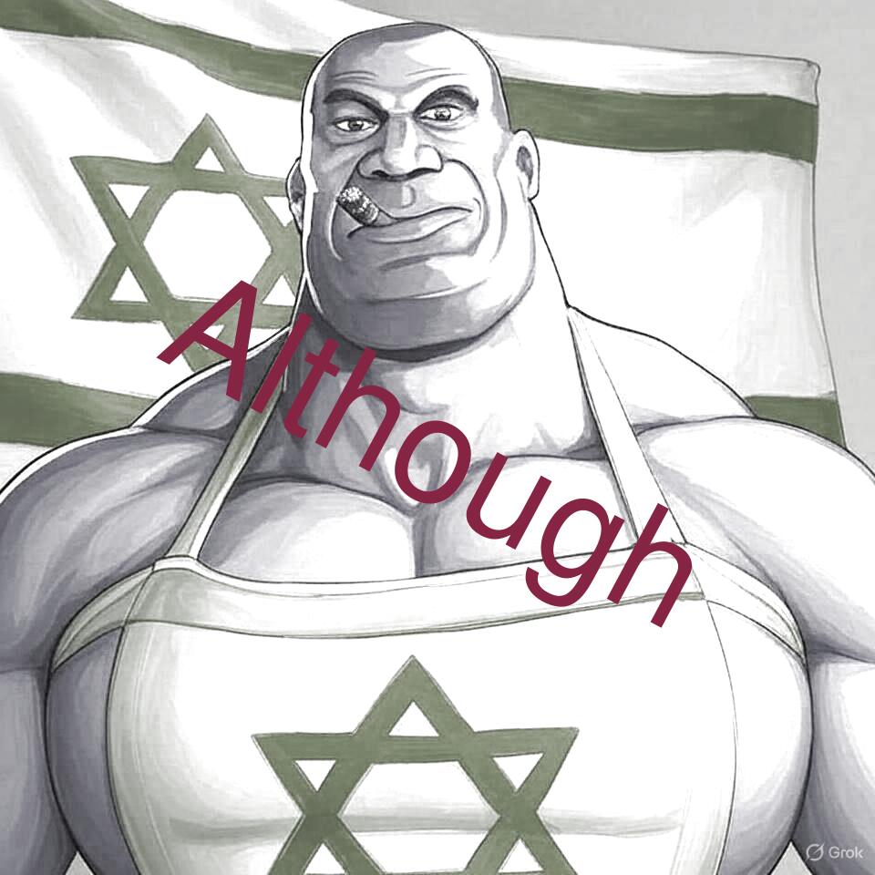 Although