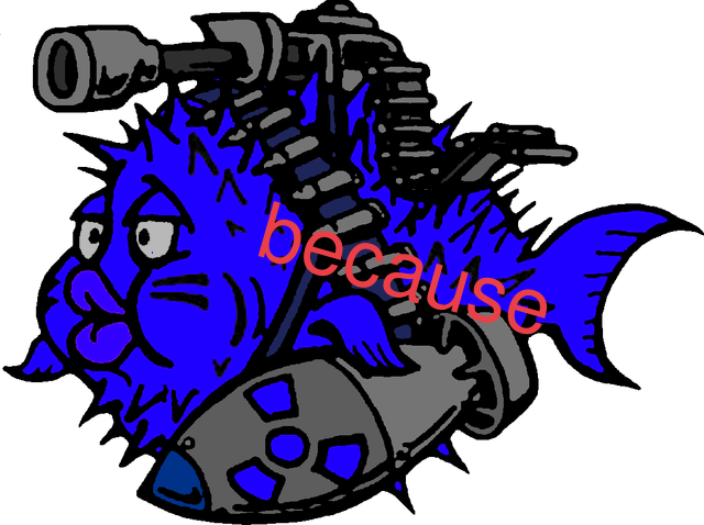 because