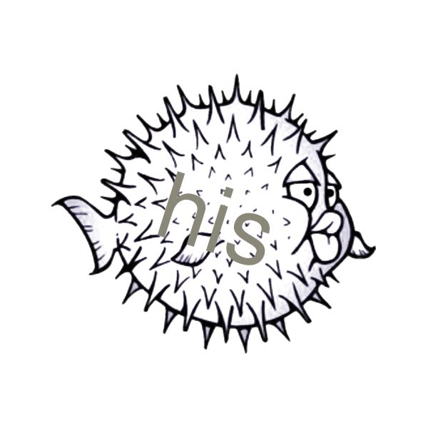 his